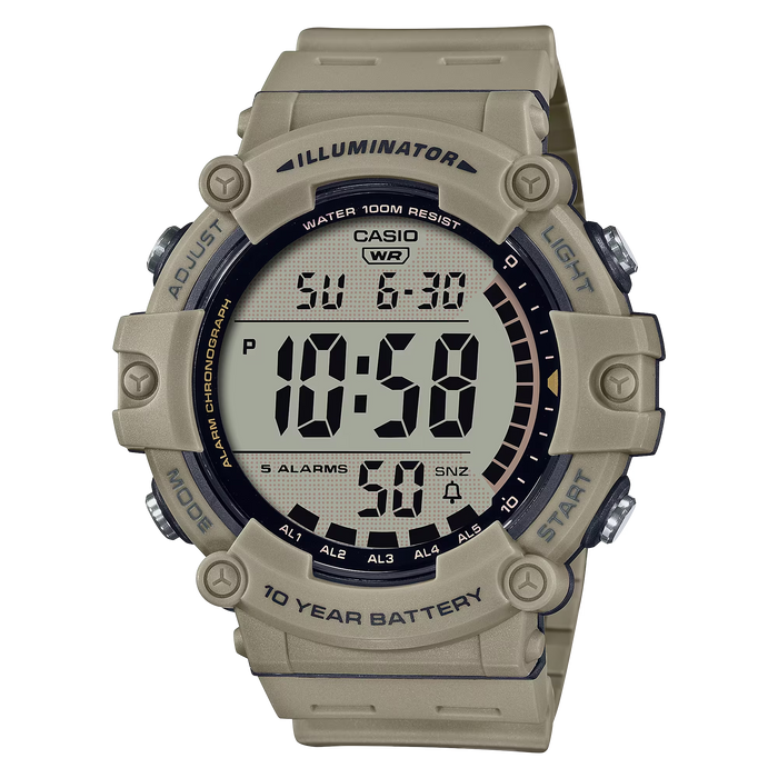 Classic Digital Watch w/ 10-Year Battery