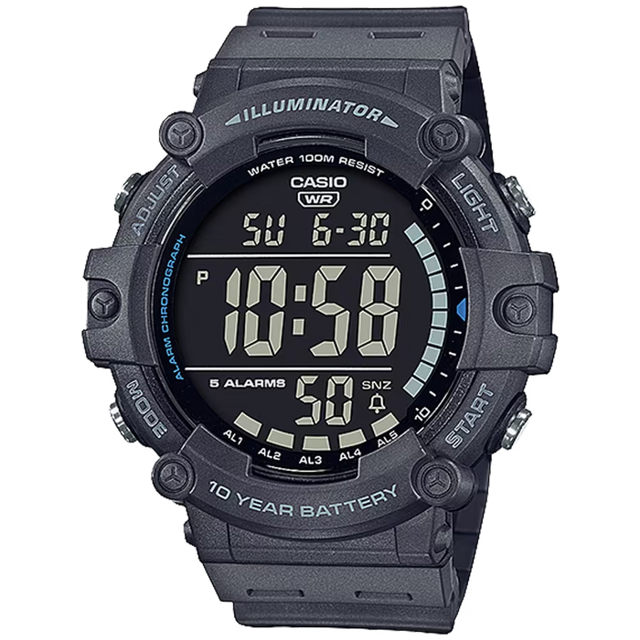 Classic Digital Watch w/ 10-Year Battery