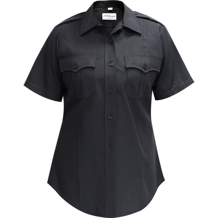 Deluxe Tropical Women's Short Sleeve Shirt w/ Traditional Collar