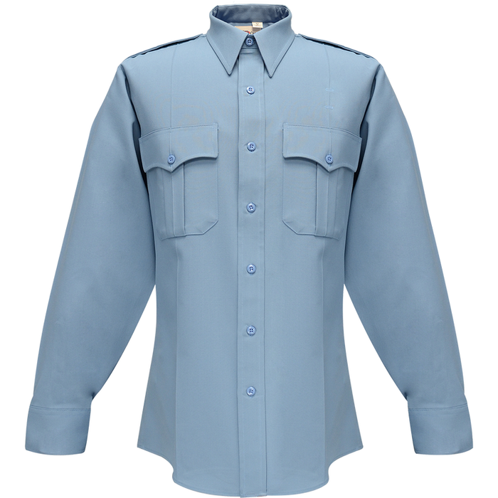 Deluxe Tropical Long Sleeve Shirt w/ Pleated Pockets