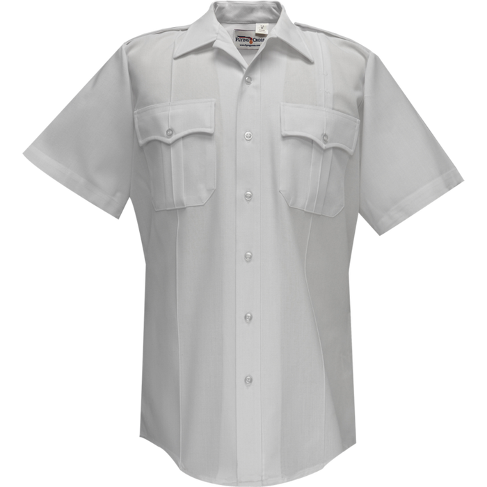 Deluxe Tropical Short Sleeve Shirt w/ Convertible Sport Collar