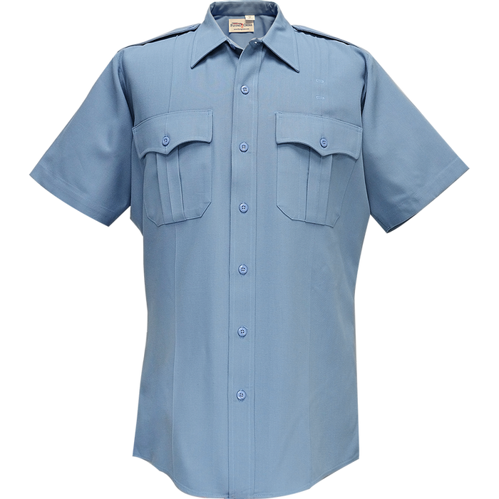 Deluxe Tropical Short Sleeve Shirt w/ Convertible Sport Collar