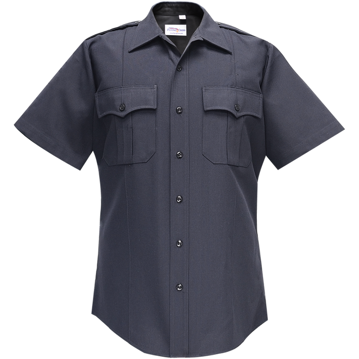 Deluxe Tropical Short Sleeve Shirt w/ Convertible Sport Collar