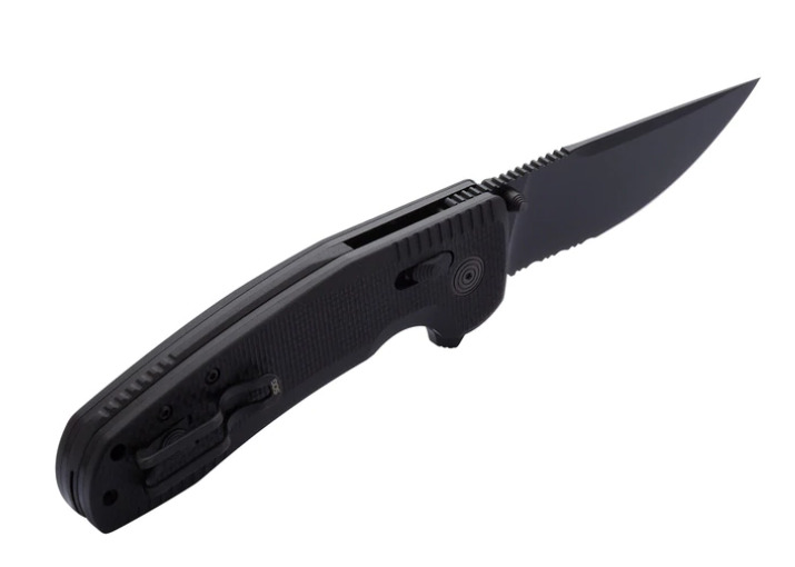 Sog-tac Xr Blackout Partially Serrated