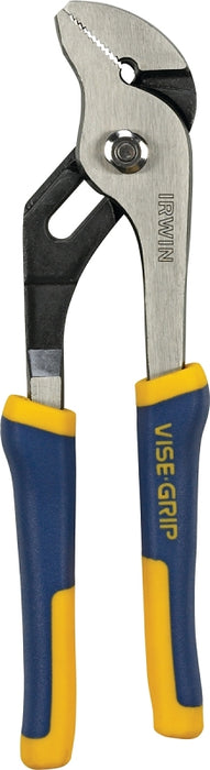 Irwin 4935320 Groove Joint Plier, 8 in OAL, 1-3/4 in Jaw Opening, Blue/Yellow Handle, Cushion-Grip Handle, 1 in L Jaw