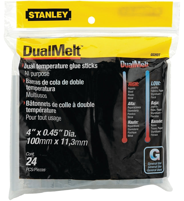 STANLEY GS20DT Glue Stick, Resin Odor, Silver