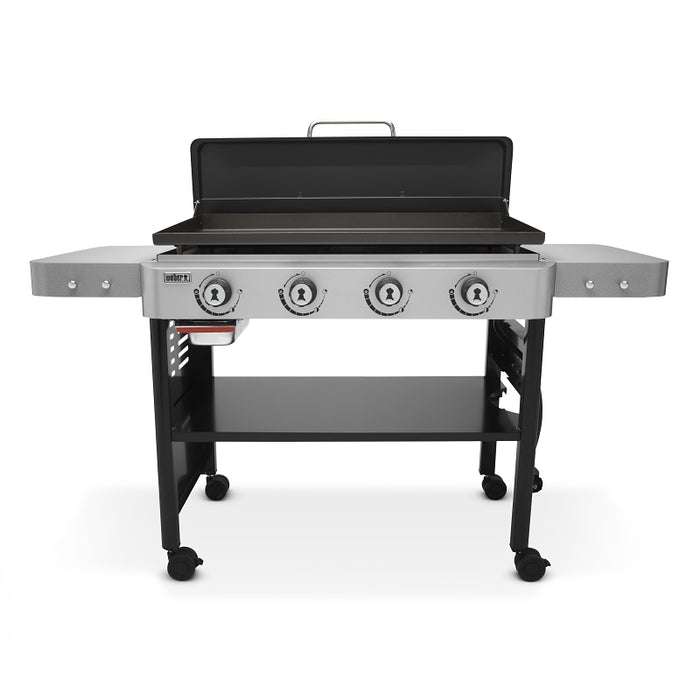 Weber 44310401 Gas Grill, 60,000 Btu, Liquid Propane, 4-Burner, 756 sq-in Primary Cooking Surface, Black