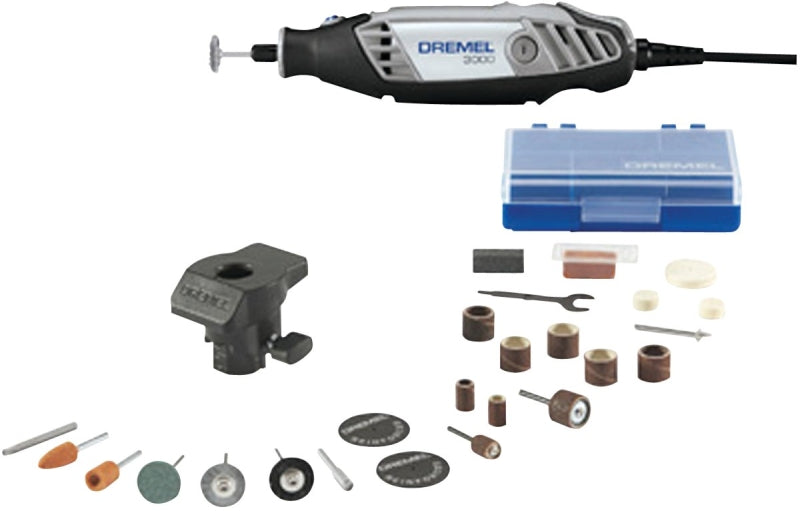 Dremel 3100-1/15 Rotary Tool Kit, 1.2 A, 1/32 to 1/8 in Chuck, Keyed Chuck, 5000 to 35,000 rpm Speed