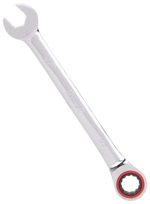 Vulcan PG1/2 Combination Wrench, SAE, 1/2 in Head, Chrome Vanadium Steel, Polished Mirror