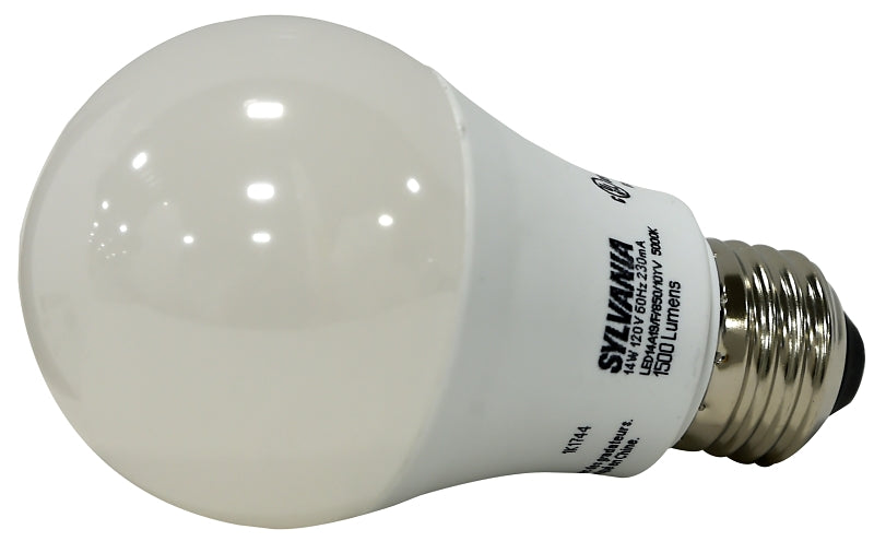 Sylvania 79294 LED Bulb, General Purpose, 100 W Equivalent, E26 Lamp Base, Frosted, Cool White Light, 5000 K Color Temp