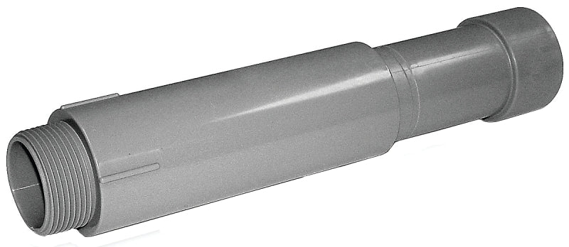 Carlon E945 E945G Expansion Coupling, 1-1/4 in Female Socket, 6 in L, PVC, Gray