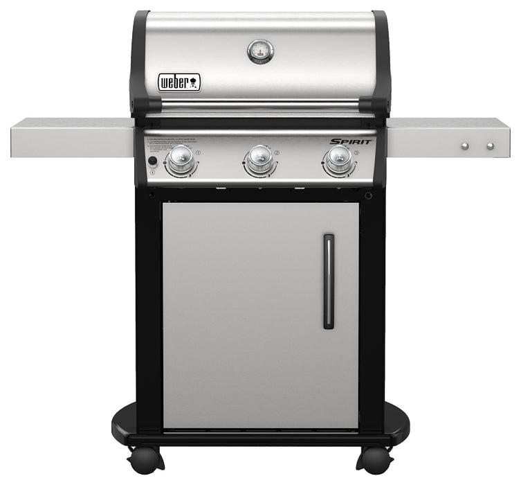 Weber Spirit S-315 46502001 Gas Grill, 32,000 Btu/hr BTU, Liquid Propane, 3 -Burner, Stainless Steel Body