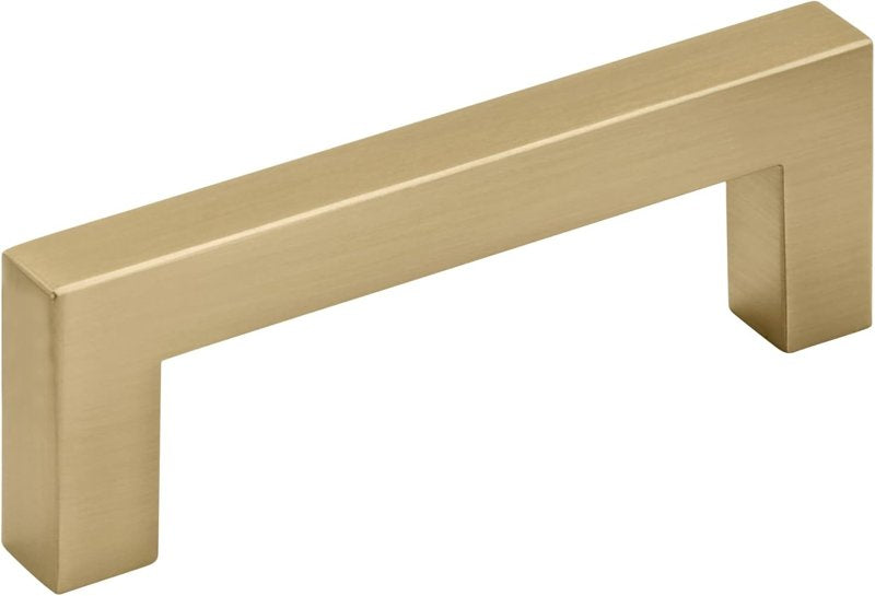 Amerock Monument BP36578CZ Cabinet Pull, 3-3/5 in L Handle, 1-3/16 in H Handle, 1-3/16 in Projection, Aluminum