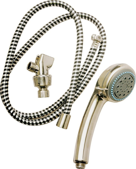 Plumb Pak PP828-52 Handheld Shower Head, 2 gpm, 5-Spray Function, Polished Chrome