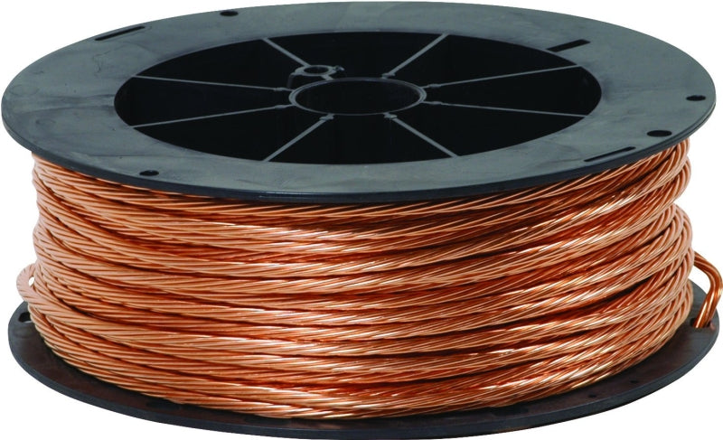 Southwire 4STRDX200BARE Bare Electrical Wire, Stranded, 4 AWG Wire, 198 ft L, Copper Conductor