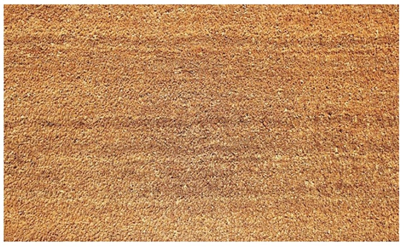 Americo Home Natural CoCo Series 7727830 Door Mat, 30 in L, 18 in W, Rectangular, Natural Pattern, Tan