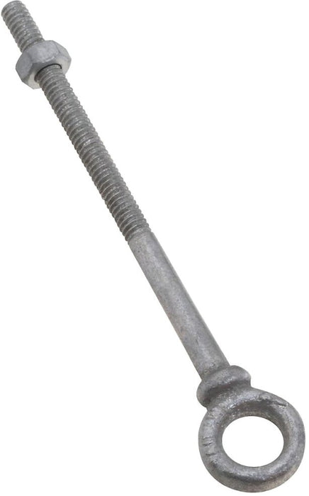 National Hardware N245-084 Eye Bolt, 1/4-20 Thread, 3-7/8 in L Thread, 1/2 in ID x 7/8 in OD Dia Eye, 4 in L Shank