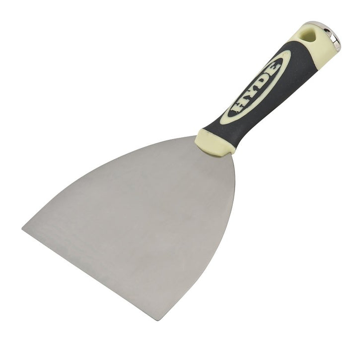 Hyde Pro Project 06872 Joint Knife, 6 in W Blade, 4 in L Blade, Carbon Steel Blade, Flexible Blade