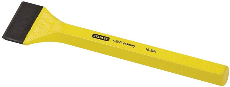 Fatmax FMHT16423 Mason's Chisel, 1-3/4 in W Blade, 7-1/2 in OAL, Steel Blade, Steel Handle