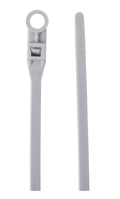 Gardner Bender 45-308MTG Cable Tie, 6/6 Nylon, Gray