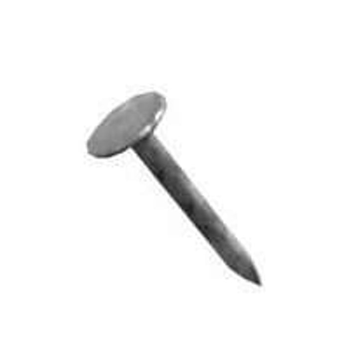 ProFIT 0132119 Hand Drive Roofing Nail, 1-3/4 in L, Flat Head, 11 ga Gauge, Steel