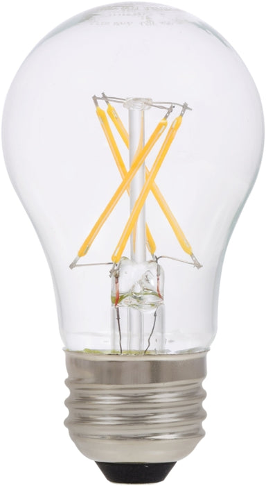 Sylvania 40761 Natural LED Bulb, General Purpose, A15 Lamp, 40 W Equivalent, E26 Lamp Base, Dimmable, Clear