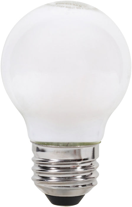 Sylvania 40799 Natural LED Bulb, Globe, G16.5 Lamp, 40 W Equivalent, E26 Lamp Base, Dimmable, Frosted, Soft White Light