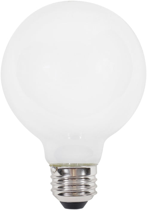 Sylvania 40766 LED Bulb, Globe, G25 Lamp, 40 W Equivalent, E26 Lamp Base, Dimmable, Frosted, Daylight Light