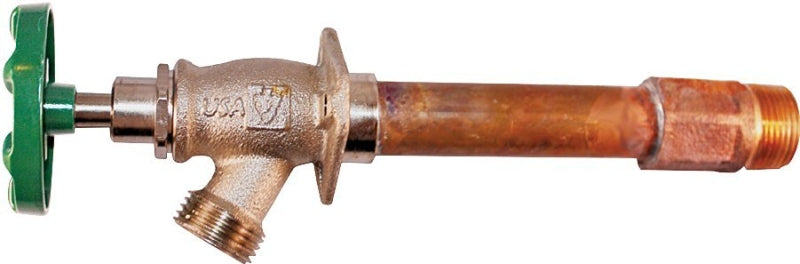 Arrowhead Brass 455-12LF Frost-Free Standard Wall Hydrant, 1/2 x 3/4 in Connection, FIP x MIP x Male Hose Thread