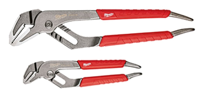 Milwaukee 48-22-6330 Plier Set, 6, 10 in OAL, 1, 2 in Jaw Opening, Red Handle, Comfort-Grip Handle, 19/64, 1/2 in W Jaw