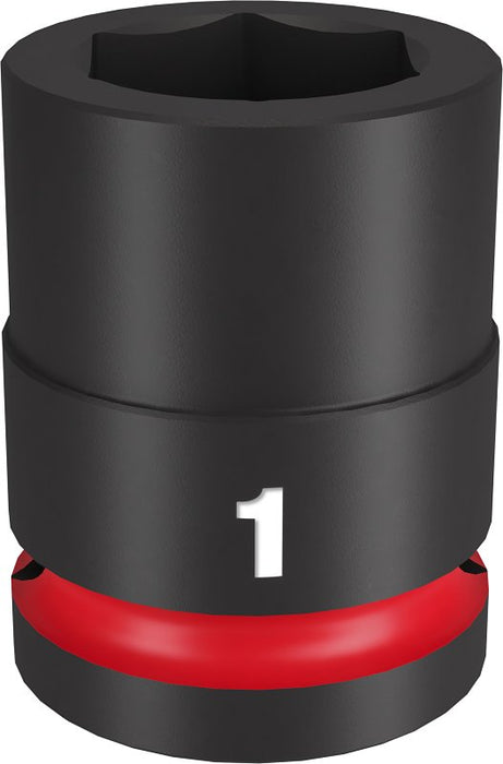 Milwaukee SHOCKWAVE Impact Duty Series 49-66-6307 Shallow Impact Socket, 1 in Socket, 3/4 in Drive, Square Drive