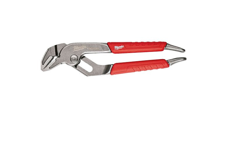 Milwaukee 48-22-6306 Straight-Jaw Pliers, 6 in OAL, 1 in Cutting Capacity, 1 in Jaw Opening, Red Handle, 7/16 in W Jaw