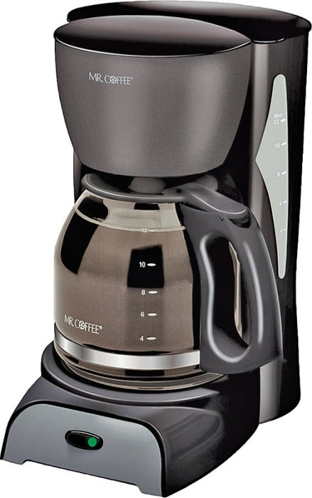 Mr. Coffee SK13-RB Coffee Maker, 12 Cups Capacity, 900 W, Black