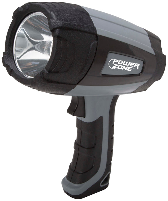 PowerZone 18102203 Handheld Spot Light, 1.5 (For Batteries) V, 1-Lamp, 100 Lumens, ABS Fixture, Black & Gray Fixture