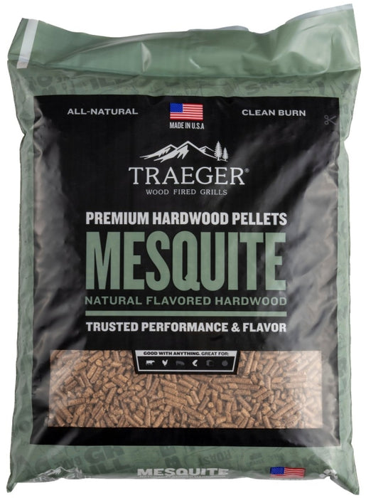 Traeger PEL305 Pellet, Mesquite, Wood, 20 lb Bag