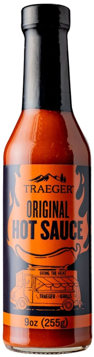 Traeger HOT001 Original Hot Sauce, Spicy, Tangy, 9 oz Bottle