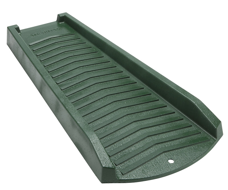 Amerimax 3002-12/3012-12 Splash Block, 24 in L, 11-1/2 in W, Polypropylene, Green