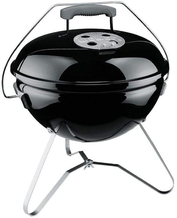 Weber Smokey Joe 40020 Premium Charcoal Grill, 147 sq-in Primary Cooking Surface, Black