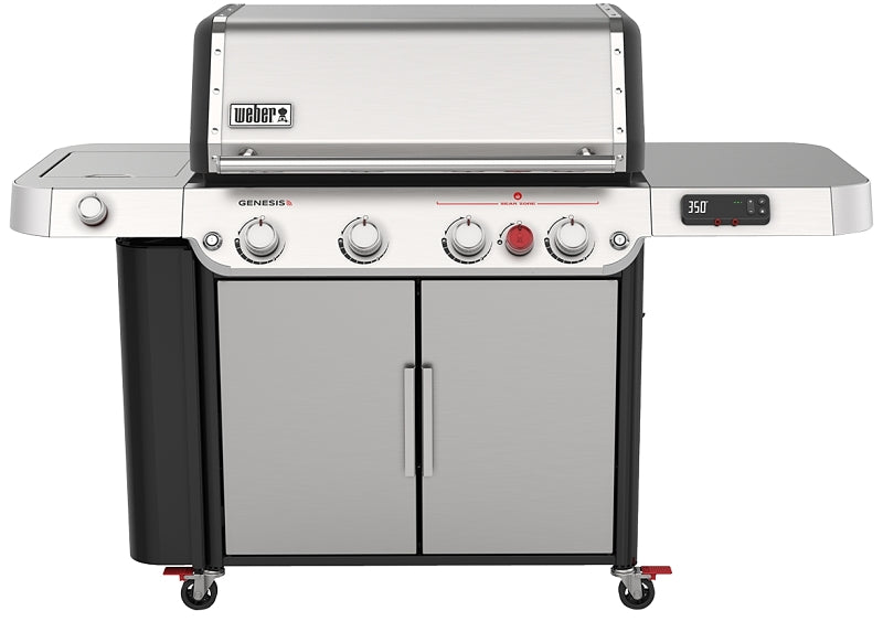 Weber GENESIS SPX-435 Series 36800001 Smart Gas Grill, 48,000 Btu, Liquid Propane, 4-Burner, Smoker Included: No