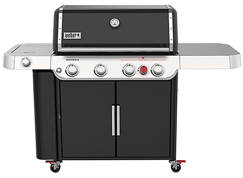 Weber GENESIS E-435 Series 36410001 Gas Grill, 48,000 Btu, Liquid Propane, 4-Burner, Smoker Included: No, Black