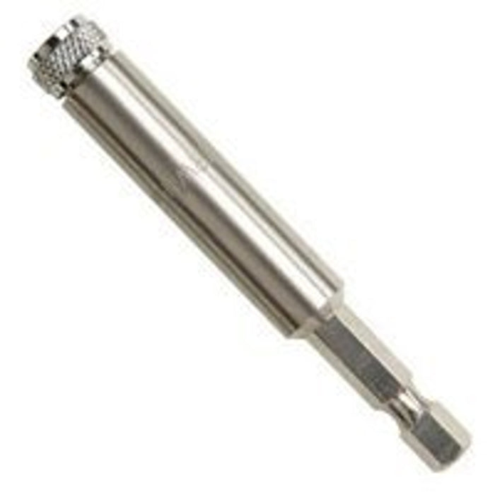 Irwin 93736 Bit Holder with C-Ring, 12 in L, 1/4 in Drive, Hex Drive, 1/4 in Shank, Hex Shank, Steel