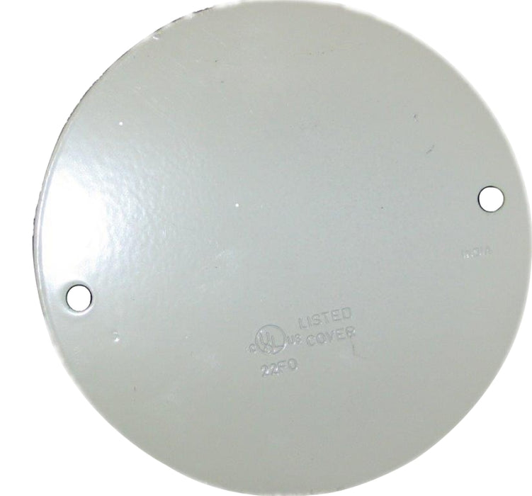 BWF CC-4WV Ceiling Outlet Cover, 5 in Dia, Round, Aluminum, White, Powder-Coated