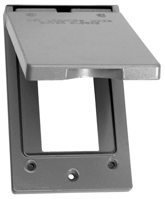 BWF FGV-1DCV Weatherproof Cover, 1 -Gang, Metal