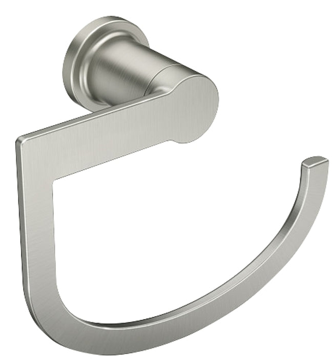 Moen Rinza Y1186BN Hand Towel Bar, Zinc, Brushed Nickel, Wall Mounting