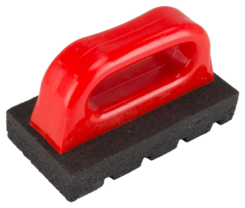 Vulcan 310813L Rubbing Brick, 1 in Thick Blade, Silicone Carbide Abrasive, Plastic Handle