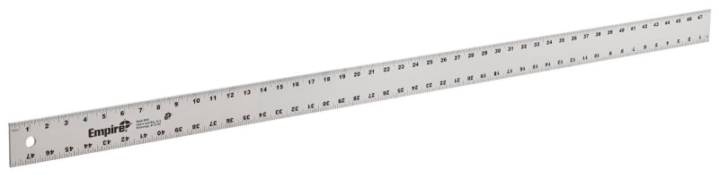 Empire 4004 Straight Edge Ruler, Inch Graduation, Aluminum, 2 in W