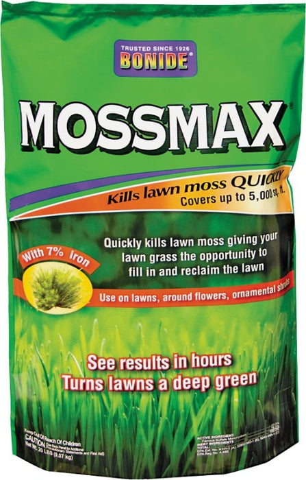 Bonide MossMax® 20lb 60730 Lawn Moss Killer, Granular, 20 lb Bag