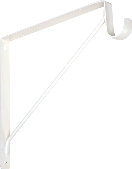 National Hardware S822-094 Shelf and Rod Bracket, 125 lb, Steel