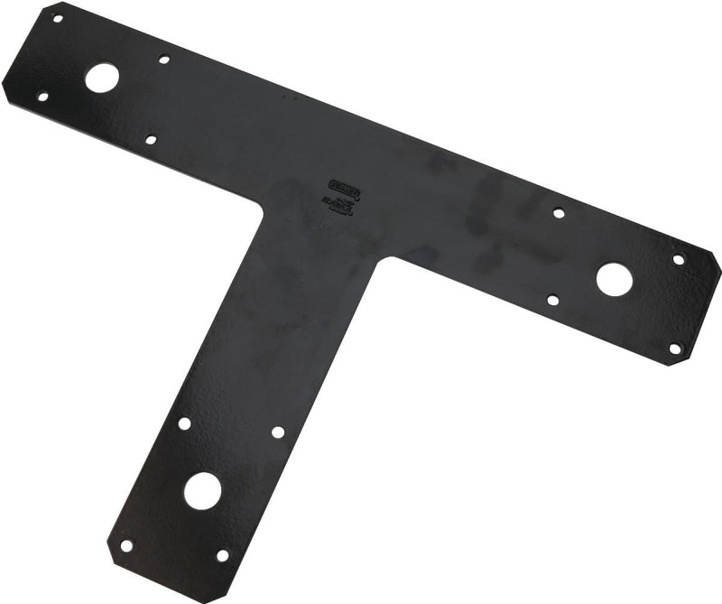 National Hardware N266-472 T-Plate, 8 in L, 12 in W, Steel, Powder-Coated, Nail Mounting