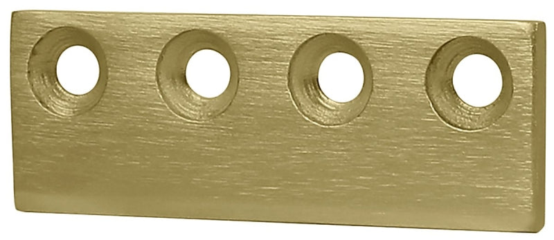 National Hardware N700-107 Connecting Adapter, 3-1/8 in, Steel, Brushed Gold